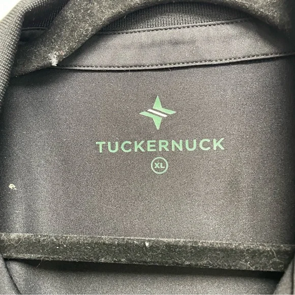 Tuckernuck Tnuck Sport Long Sleeve Caroline Polo Shirt in Black Size XL - Picture 4 of 9